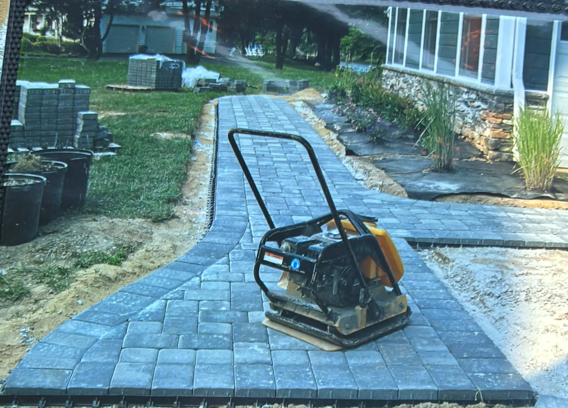 Hardscaping work in Stevensville
