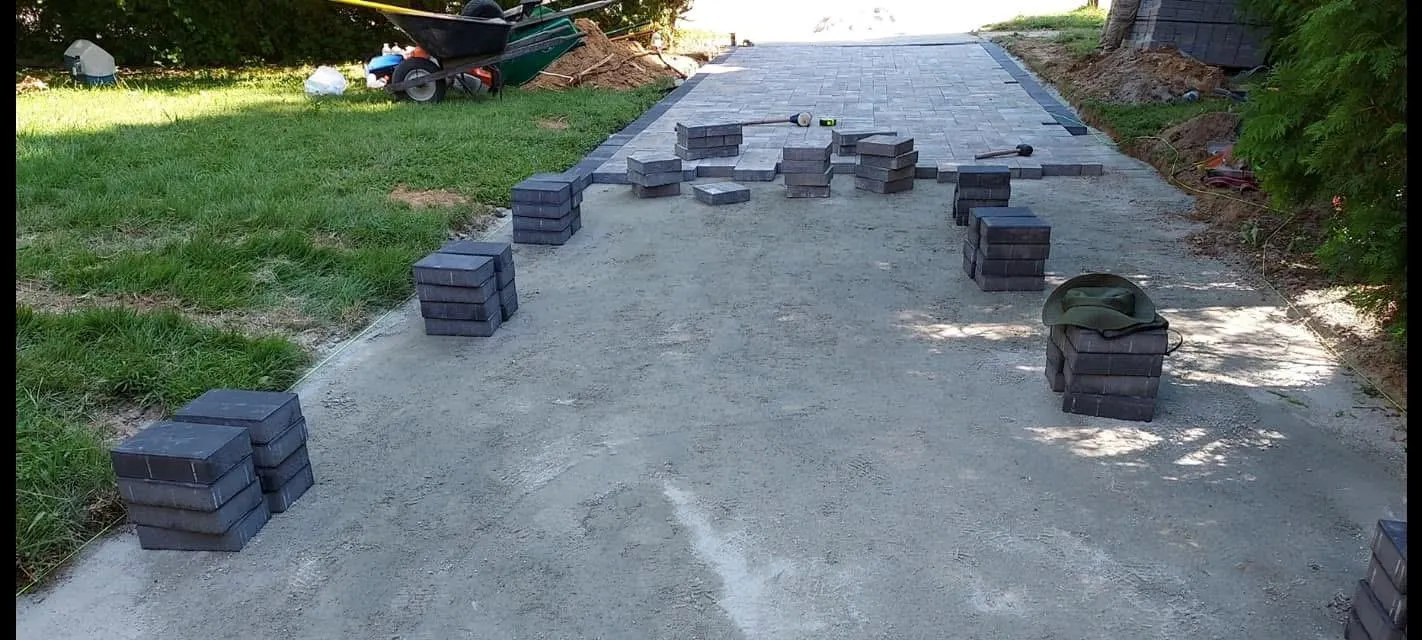 Driveway Installation in Maryland by Perez Landscaping and Hardscaping