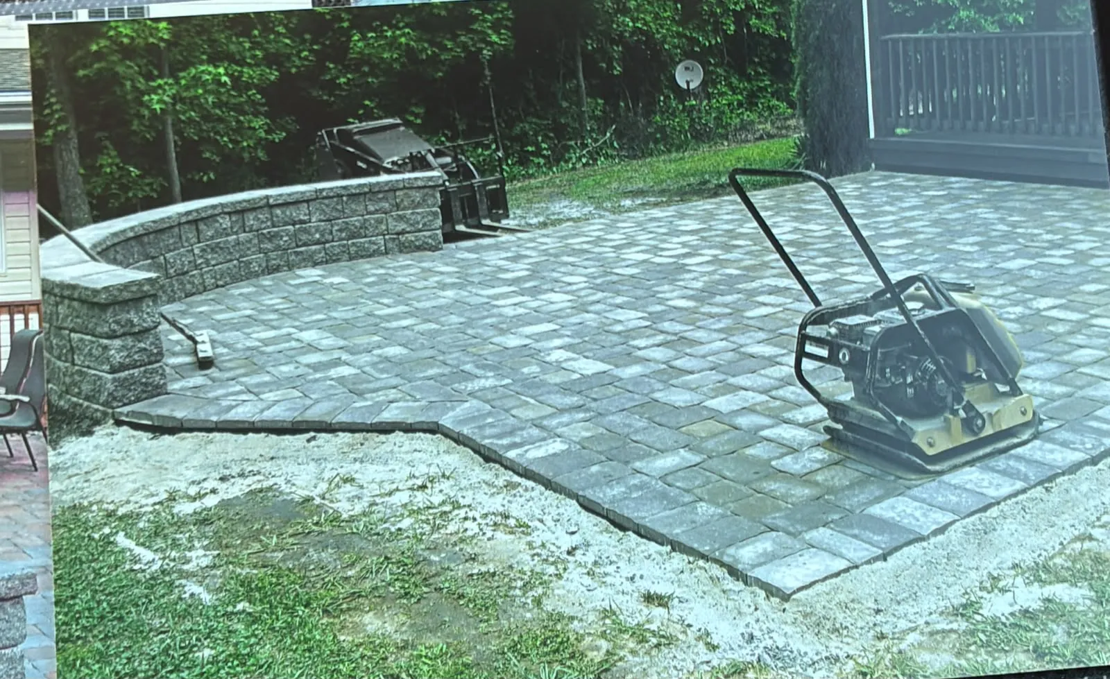 Patio Installation in Maryland by Perez Landscaping and Hardscaping