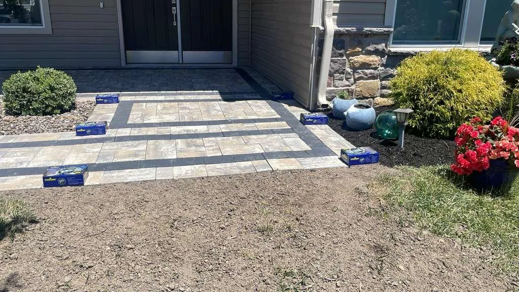 Hardscaping work in Rehoboth Beach