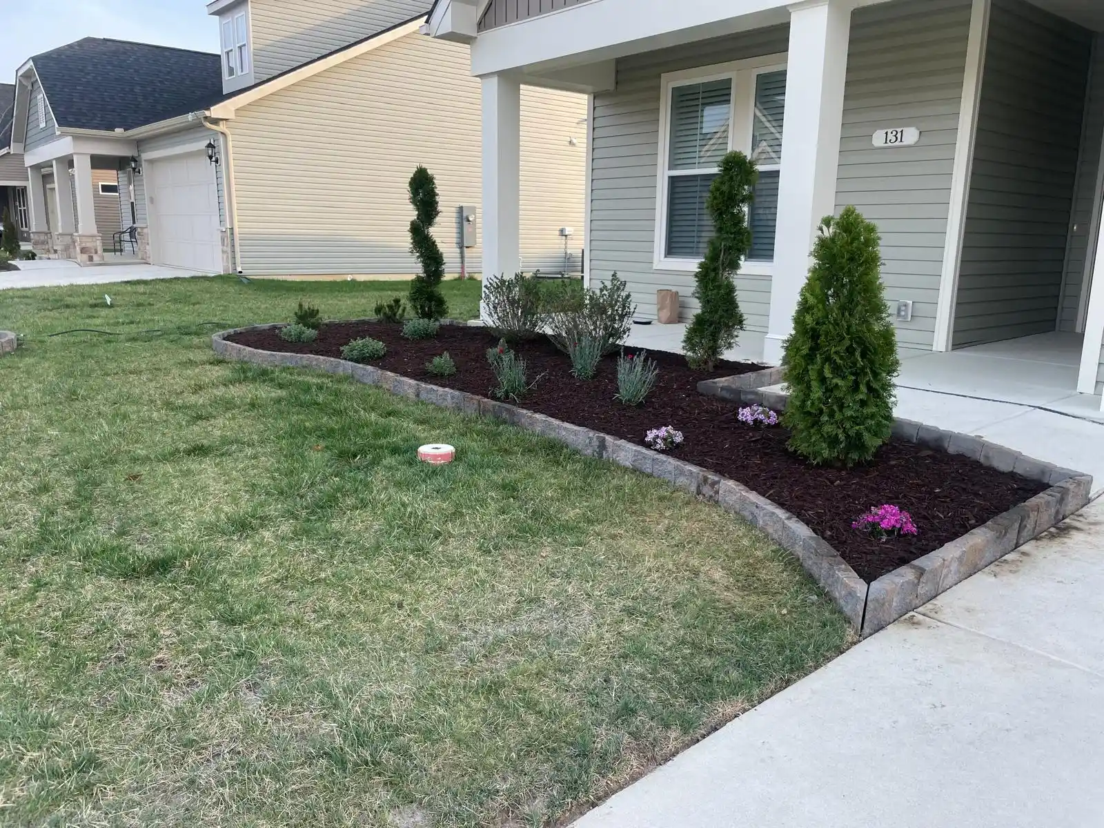 Landscape design in Maryland residential property